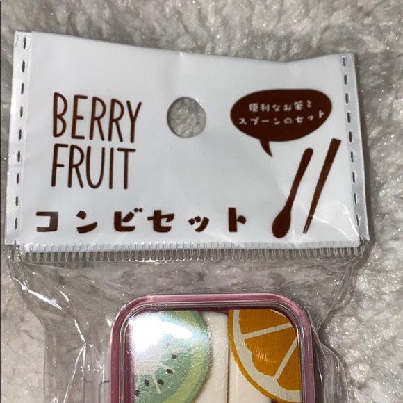 New Jap BerryFruit spoon chopstick cutlery set box - Picture 7 of 8